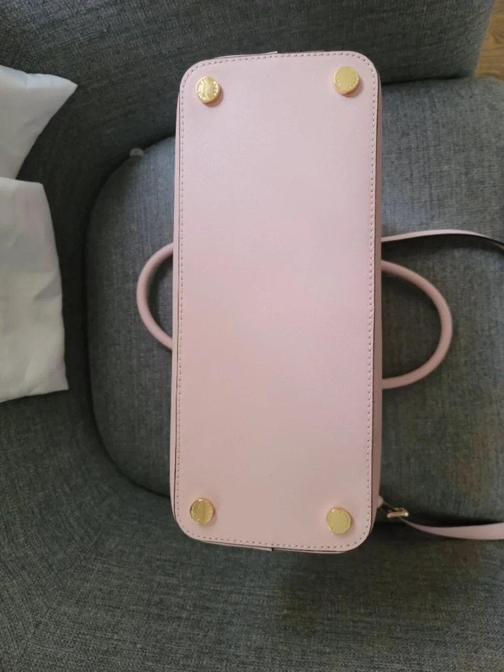 Michael Kors Cindy Large Dome Satchel (Blossom Pink)